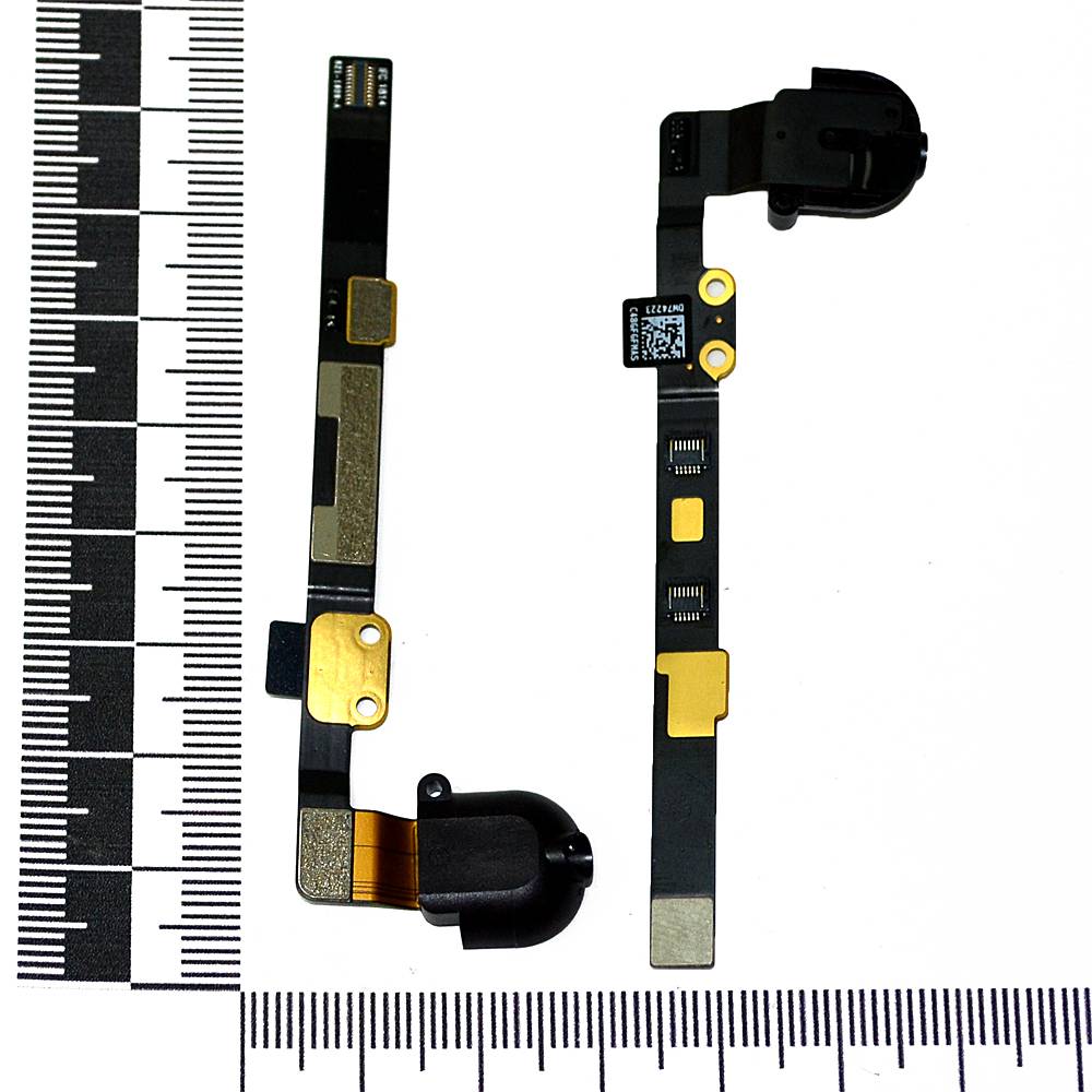 Шлейф iPad mini + разъем гарнитуры черный