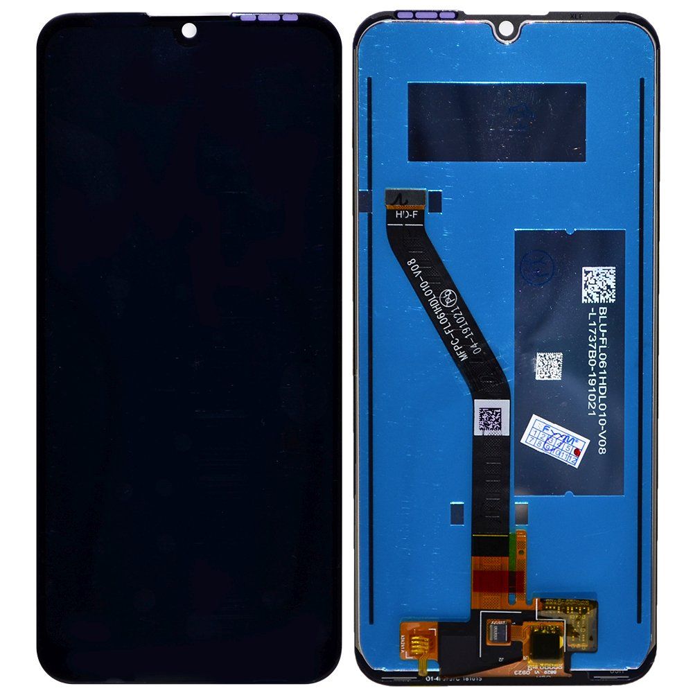 Дисплей Honor 8A + тачскрин черный (матрица orig) /логотип Honor/