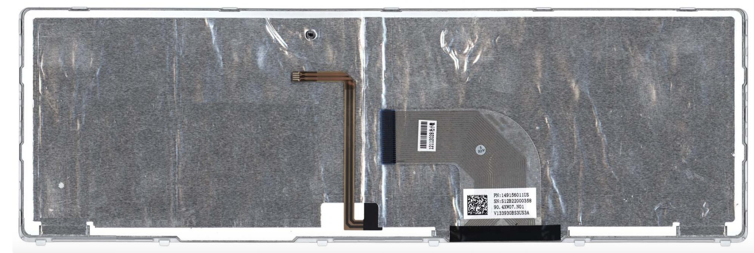 Клавиатура Sony VAIO SVE1713ACXBC белая рамка с подсветкой, OEM