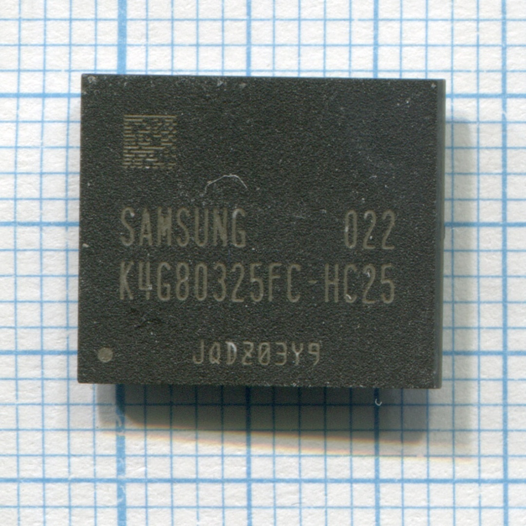 Видеопамять GDDR5 1GB Samsung K4G80325FC-HC25