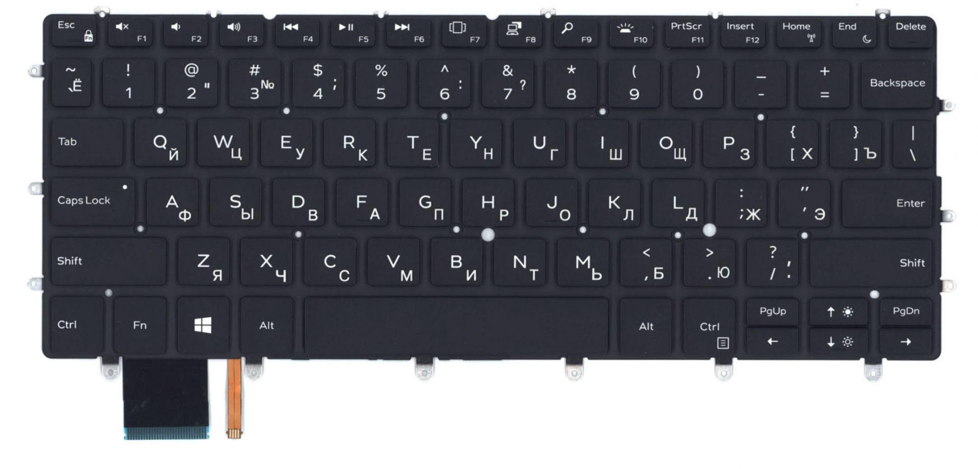 Клавиатура DELL XPS 13 9370-1726 с подсветкой, OEM