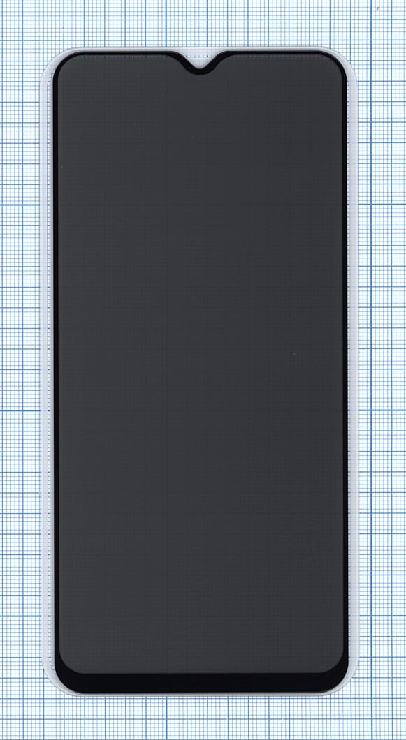 Защитное стекло Privacy "Анти-шпион" для Vivo Y19