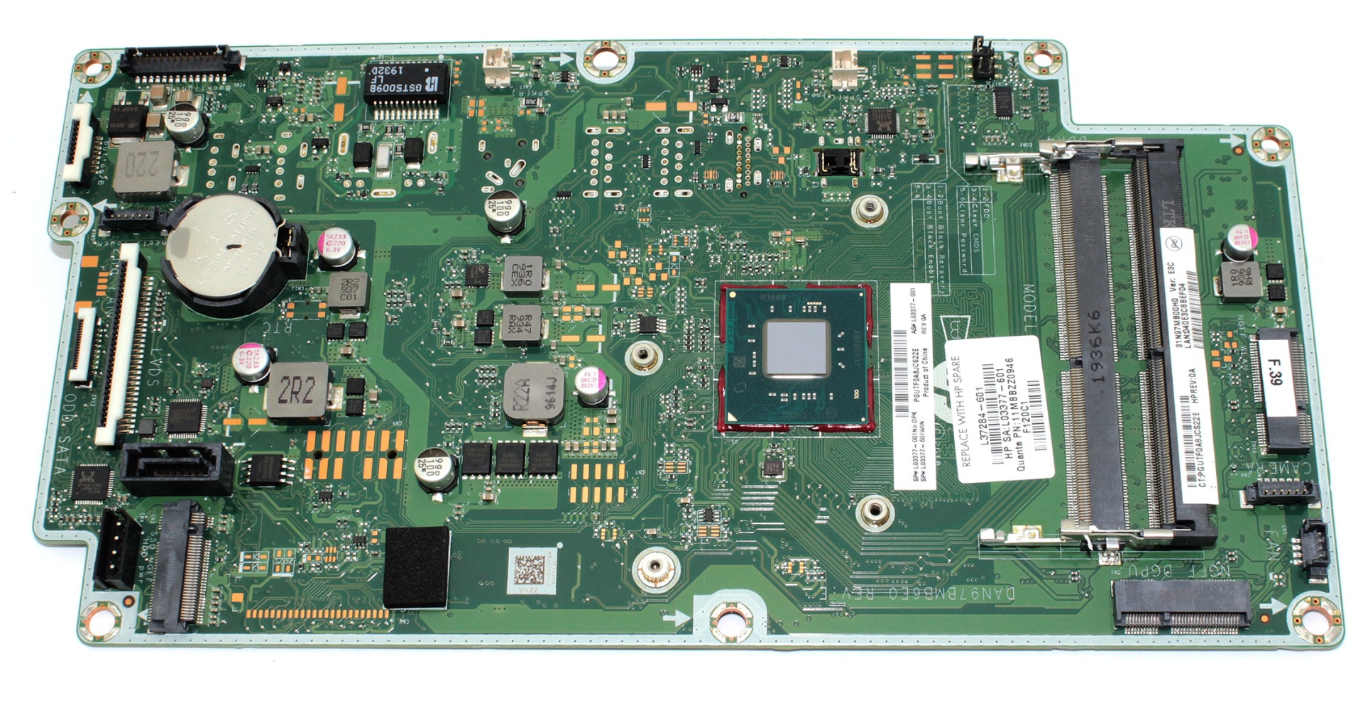 Материнская плата HP 24-F HP 200 G3 AiO Intel J5005 L37284-601 UMA MN