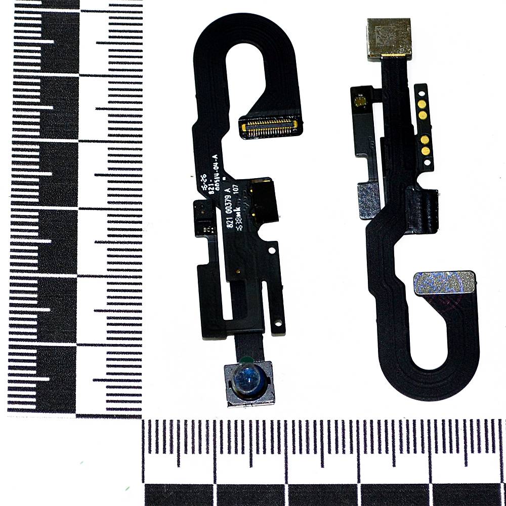 Шлейф iPhone 7 + светочувствительный элемент + фронтальная камера (в сборе) orig Factory