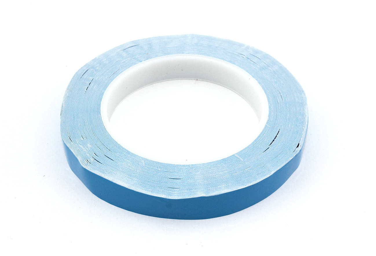 Синий двусторонний термоскотч 15 мм 50 м
