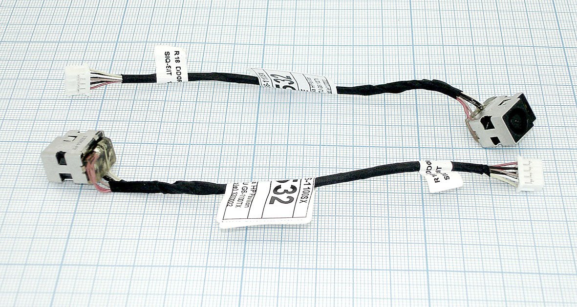 Разъем для ноутбука HP Pavilion G6-1100SX G6-1100TU G6-1100TX G6-1101AU с кабелем