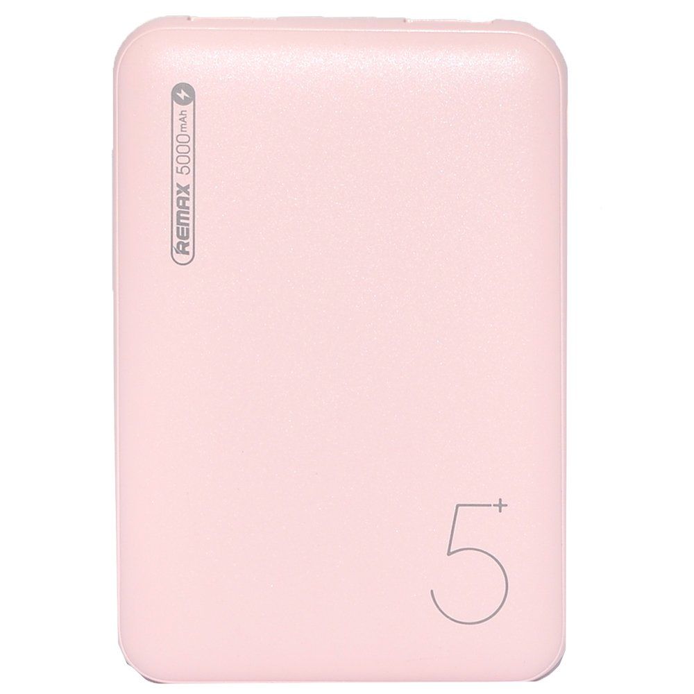 Power Bank 5000mA REMAX Ritry RPP-116 (2 USB выхода 2,1A) розовый