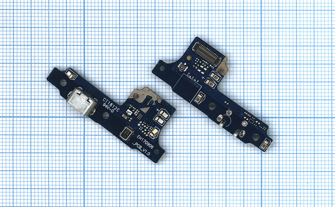 Плата разъема питания с микрофоном для Huawei Y5 2017