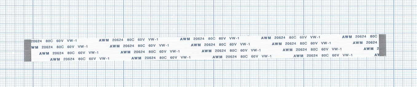 Шлейф универсальный 24pin, шаг 0,5мм, длина 20см