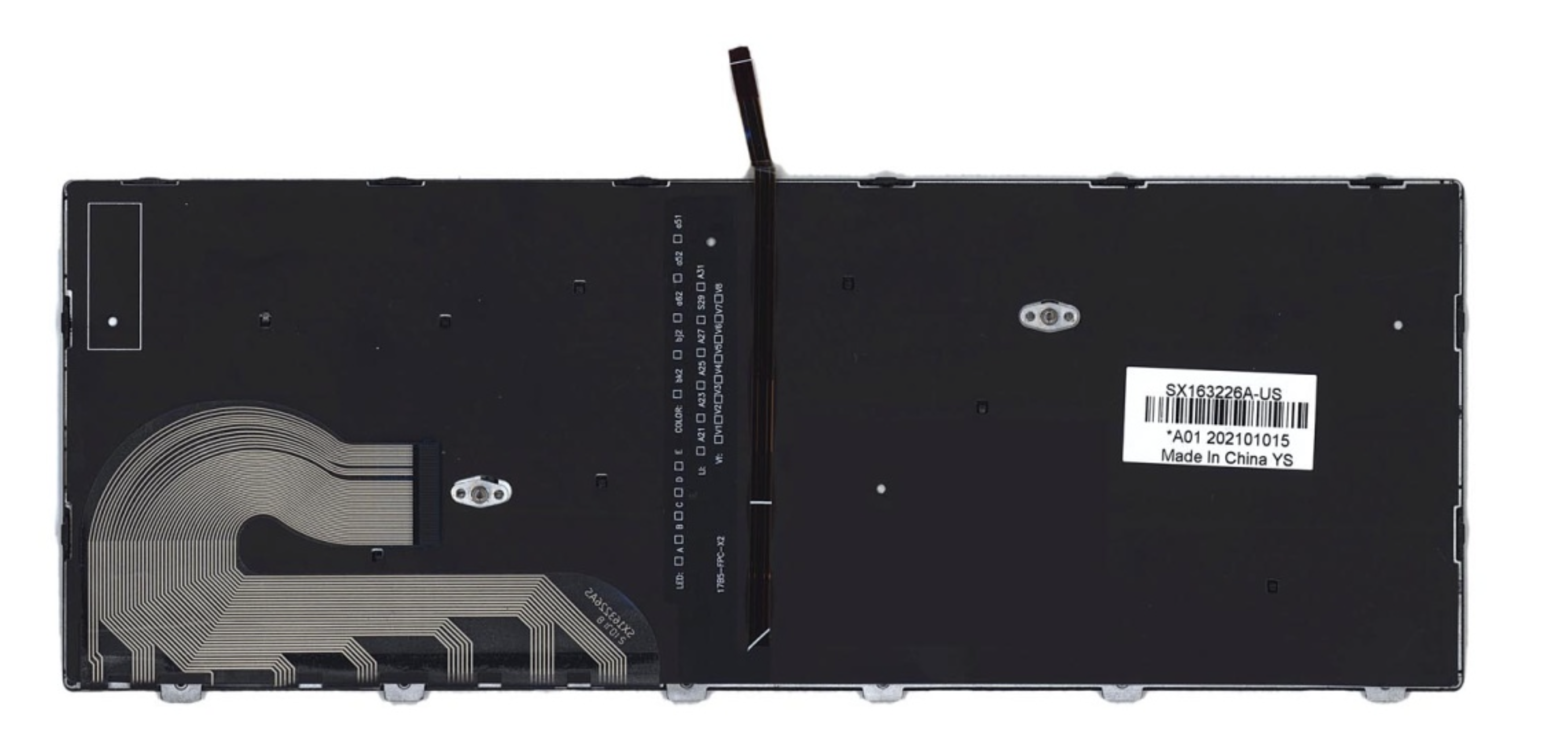 Клавиатура HP Elitebook 840 G5 3JX06EA с серебристой рамкой, подсветкой OEM