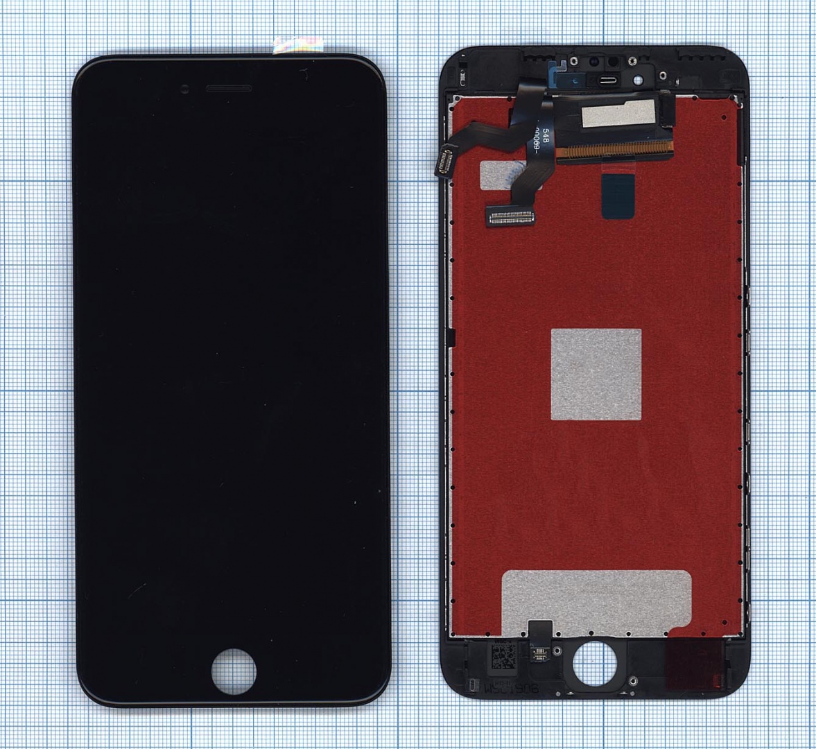 Дисплей для iPhone 6S Plus в сборе с тачскрином (Hancai) черный