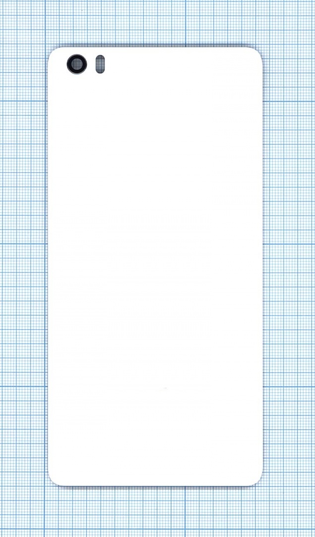 Задняя крышка для Xiaomi Mi Note белая