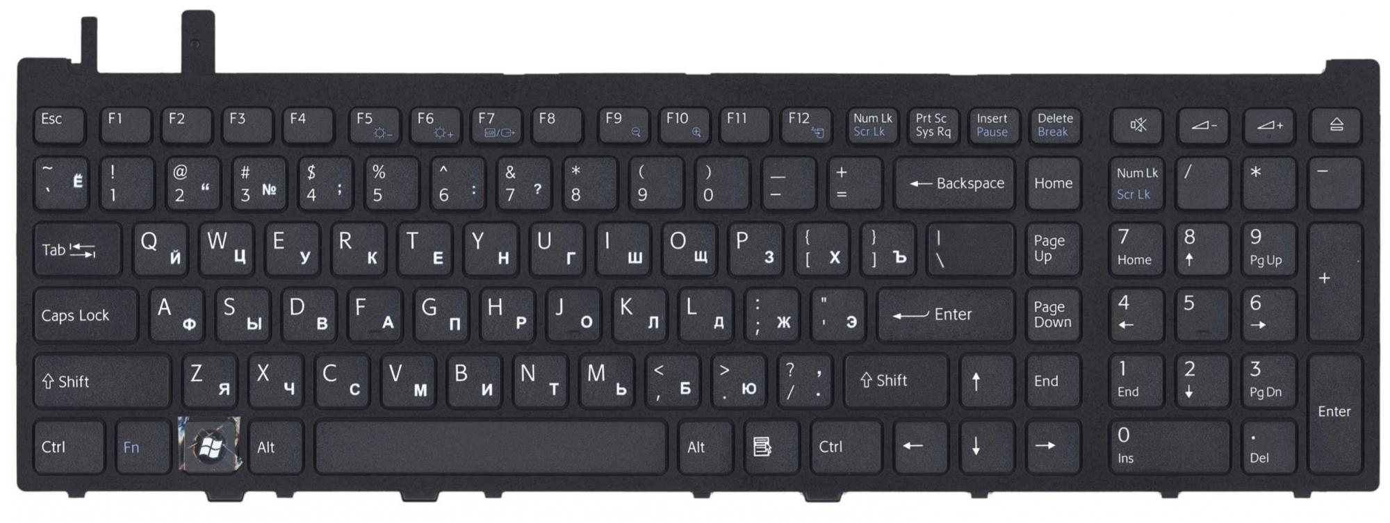 Клавиатура Sony Vaio VGN-AW OEM