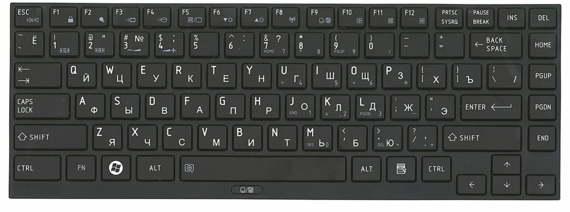 Клавиатура Toshiba Portege R630 OEM