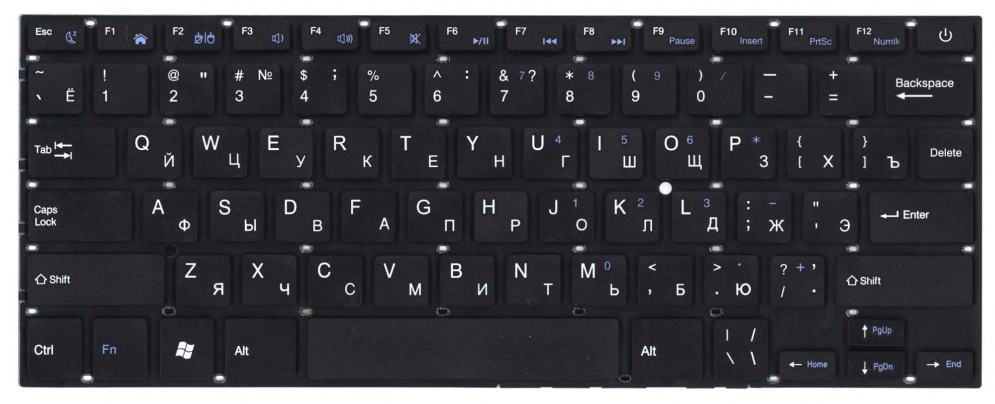 Клавиатура Prestigio Smartbook PSB141C01CFH OEM