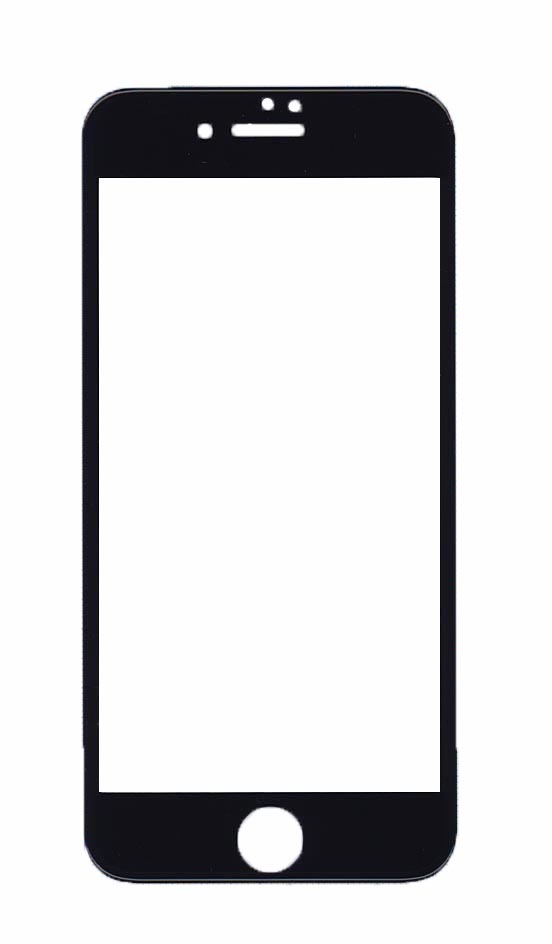 Защитное стекло 4D для Apple iPhone 7/8 черное