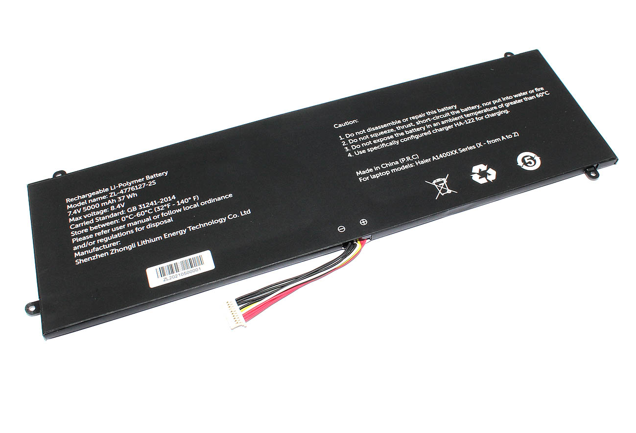 Аккумуляторная батарея для ноутбука Haier A1430EM (ZL-4776127-2S) 7.4V 5000mAh/37Wh