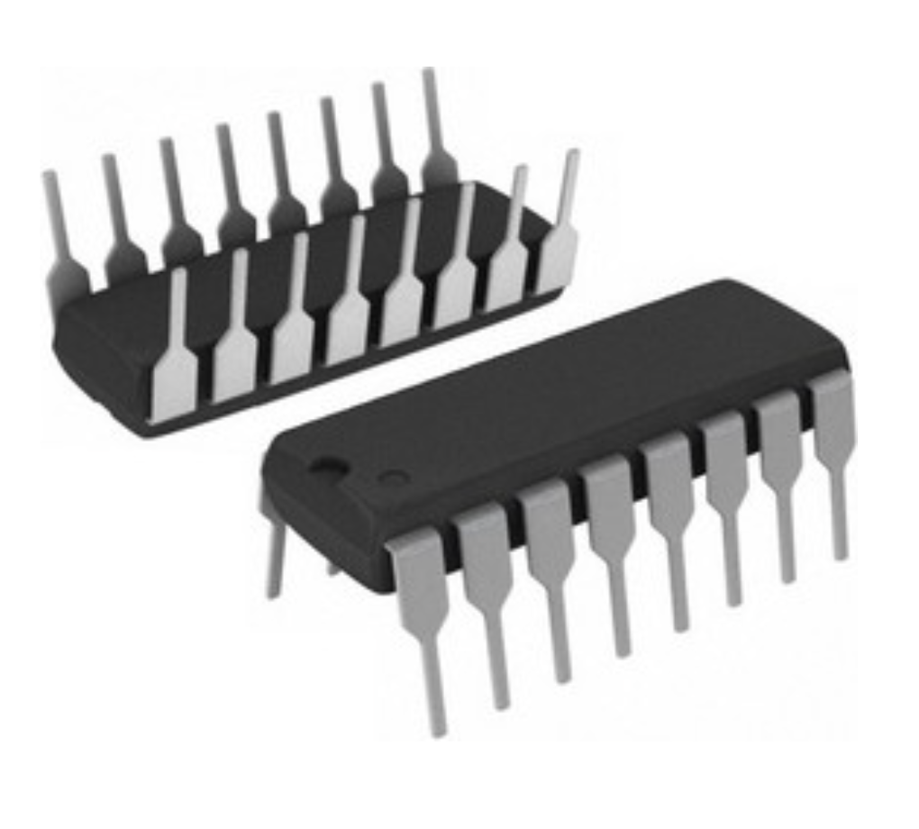 ULN2003A, Матрица из семи транзисторов Дарлингтона, 500мА, [DIP-16]