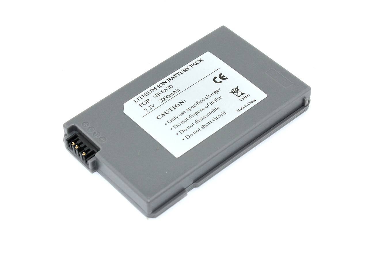 Аккумуляторная батарея для видеокамеры Sony DCR (NP-FA70) 7,2V 2000mAh