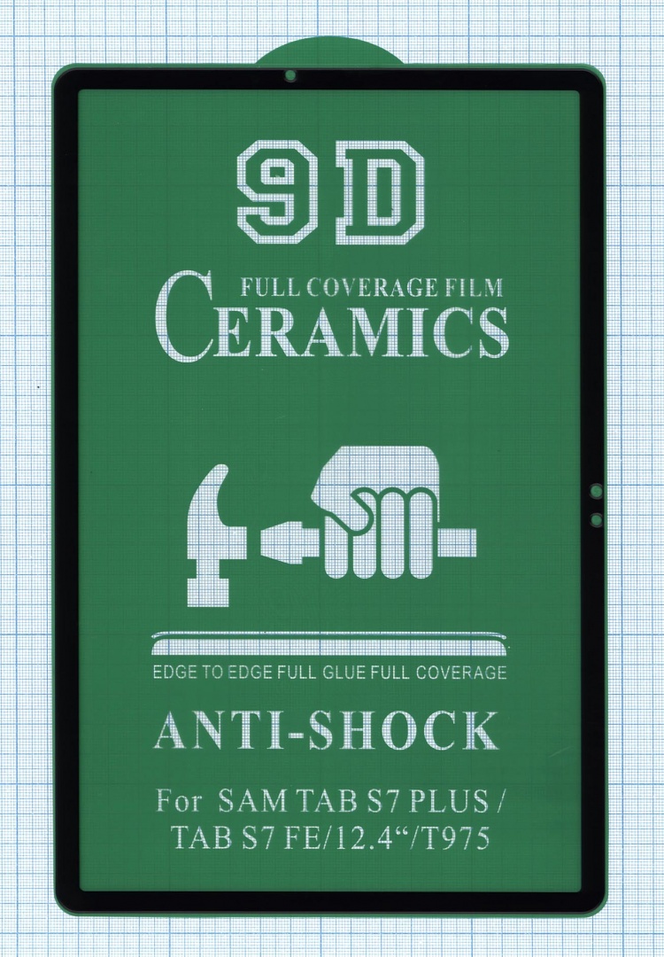 Керамическая пленка (стекло) для Samsung Galaxy Tab S7 FE