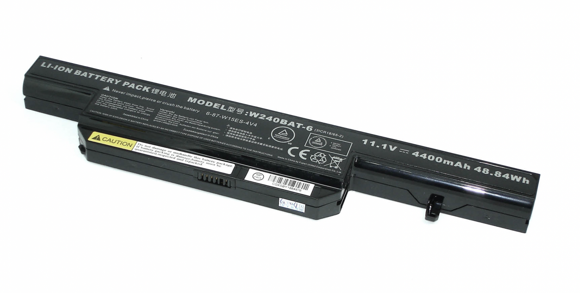 Аккумулятор Clevo 6-87-C480S-4G41 11.1V, 48.84Wh, Original