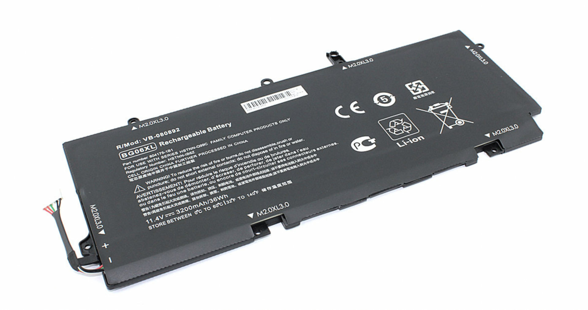 Аккумулятор HP Elitebook 1040 G3 1EN06EA 11.4V, 3200mAh, OEM