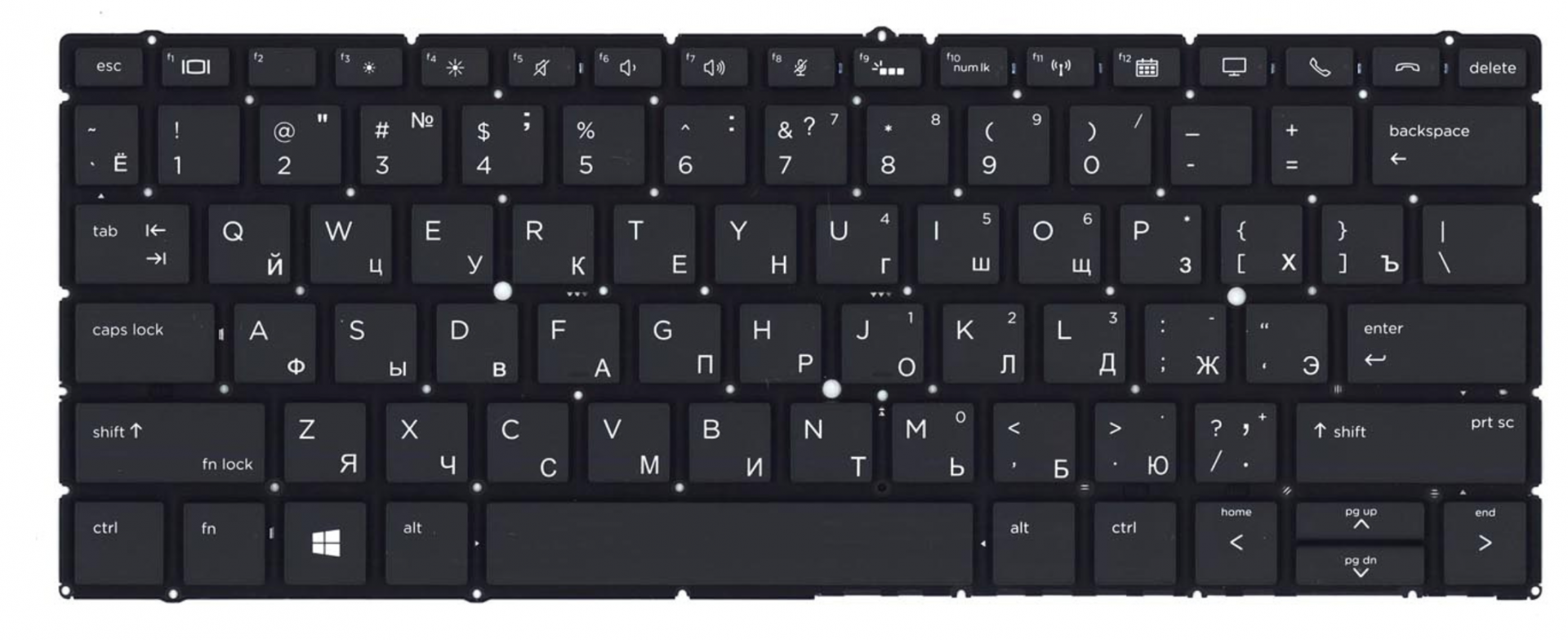 Клавиатура HP Elitebook 830 G5 3JX74EA с подсветкой, OEM