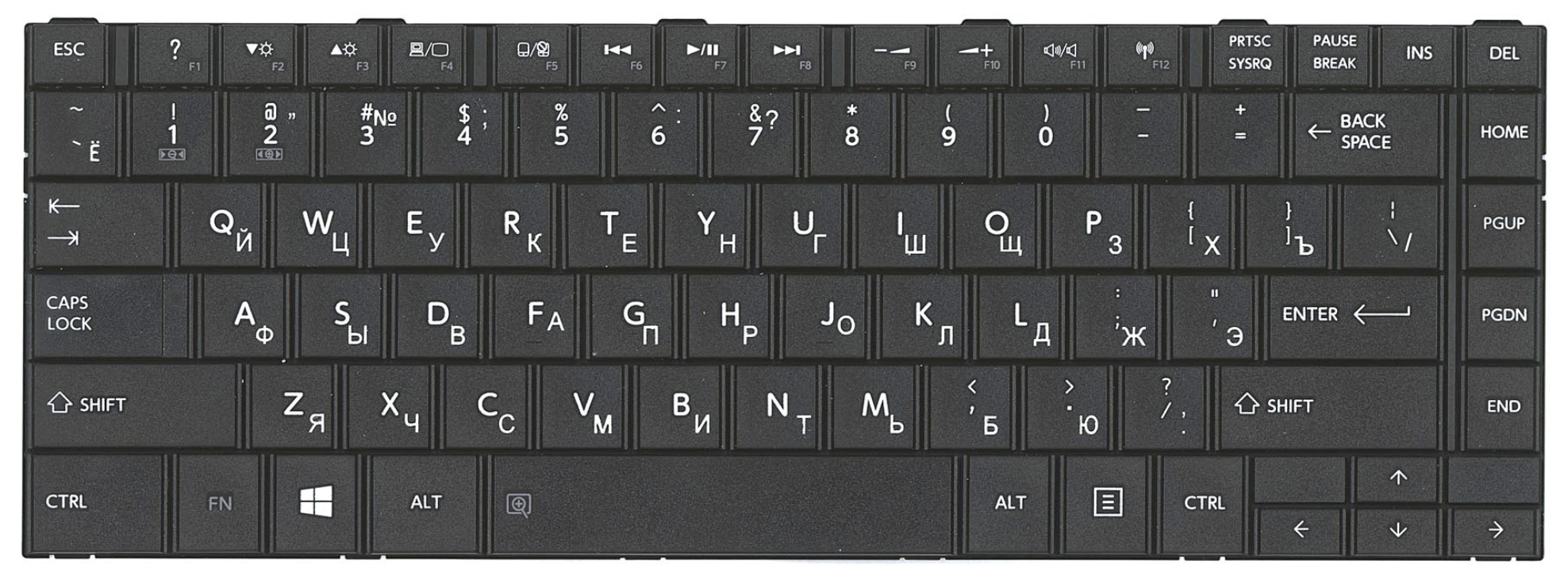 Клавиатура Toshiba Satellite L805 OEM