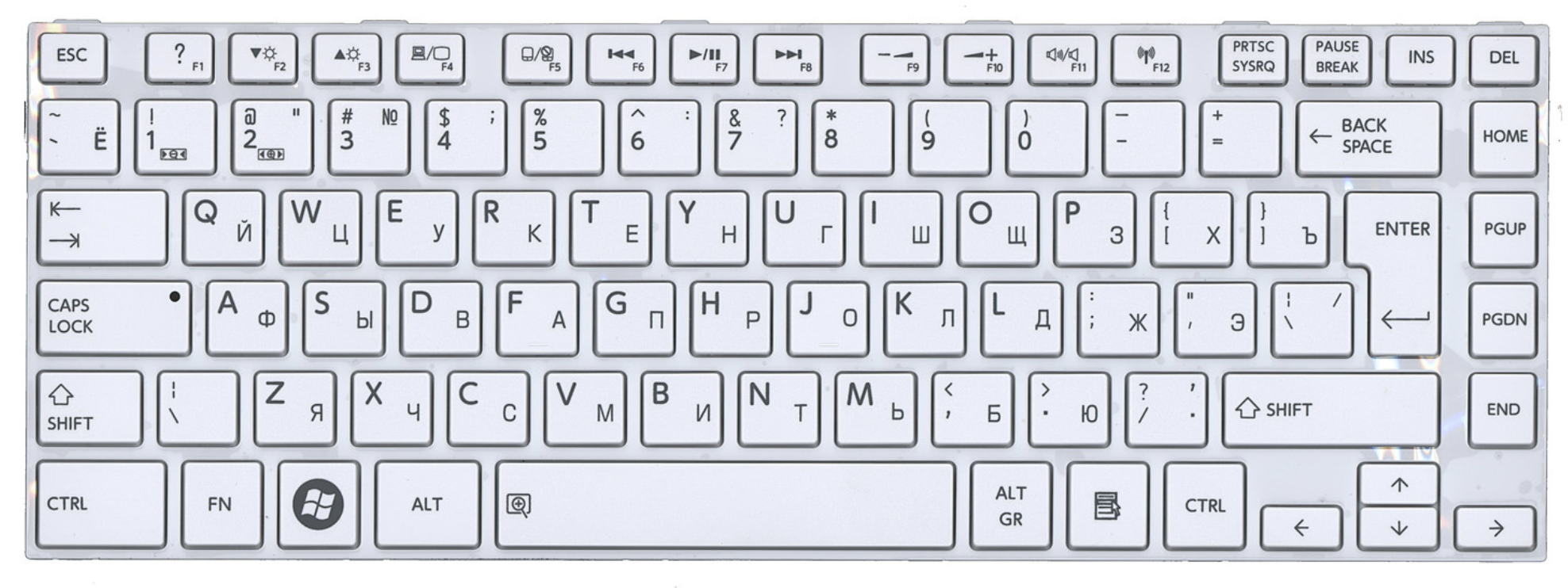 Клавиатура Toshiba Satellite C800 OEM