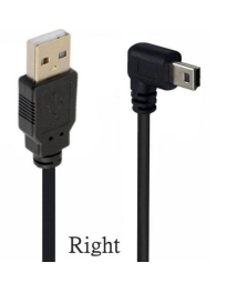 Кабель USB  Type A на Mini USB угол вправо  3 м