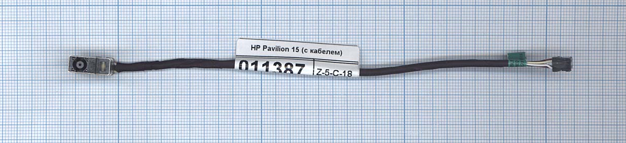 Разъем для ноутбука HP Pavilion 15 с кабелем