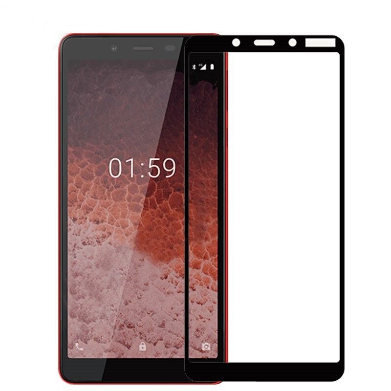 Защитное стекло 5D во весь экран Nokia 1 Plus