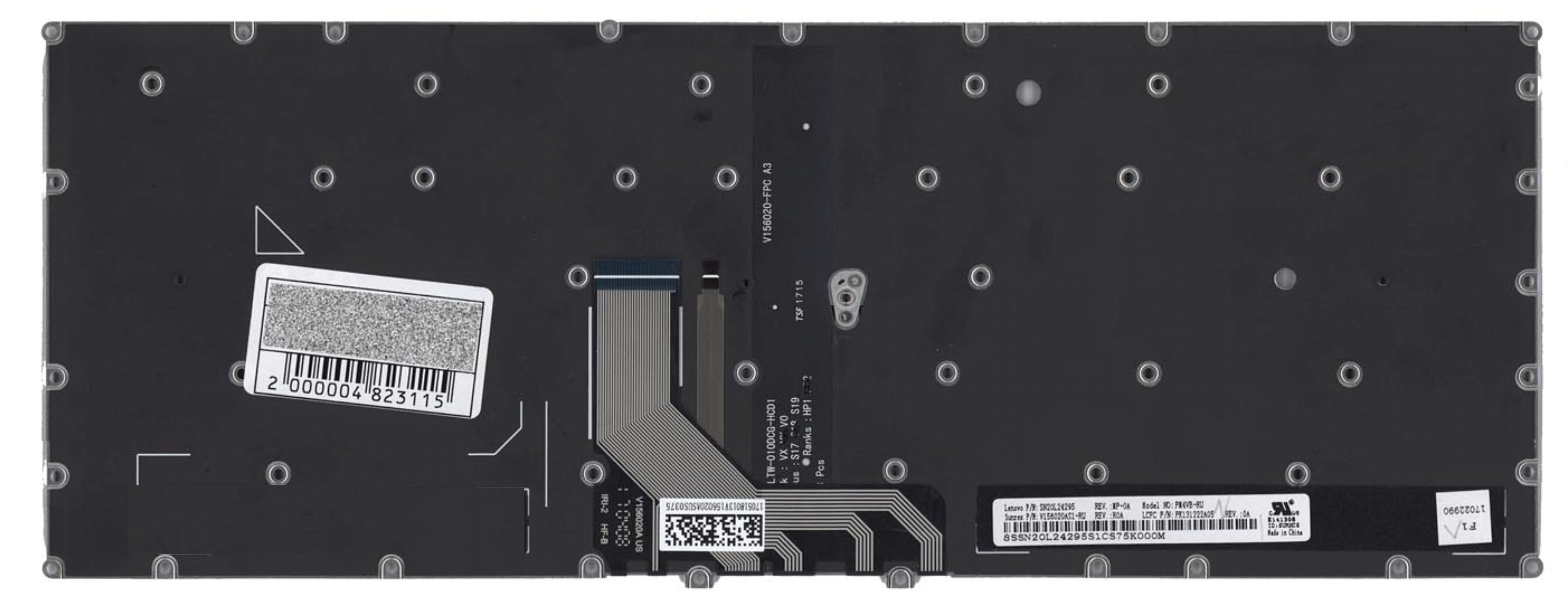 Клавиатура Lenovo IdeaPad Yoga 920 с подсветкой, OEM