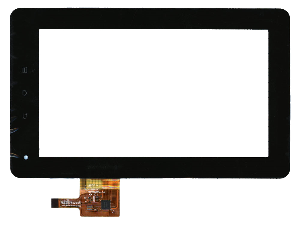 Сенсорное стекло (тачскрин) Texet TM-7025 черное