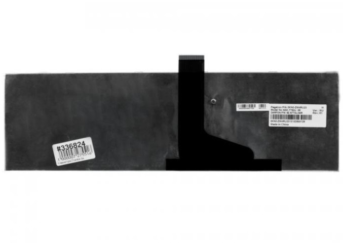 Клавиатура Toshiba Satellite L850 белая, без рамки, OEM