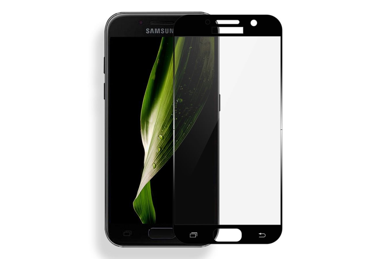 Защитное стекло 5D во весь экран Samsung Galaxy A3 2017/A3200