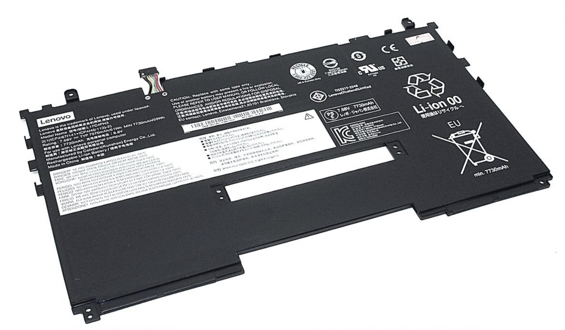 Аккумулятор Lenovo Yoga C630 7.68V, 7820mAh, Original