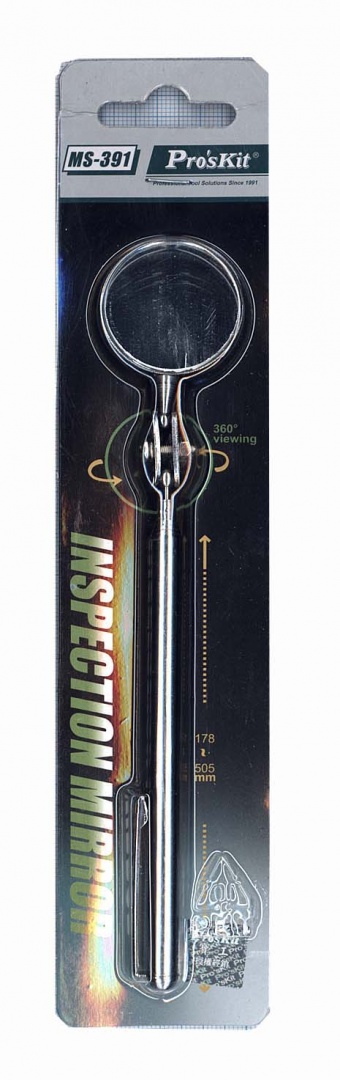 Зеркало для осмотра телескопическое Pro'sKit MS-391