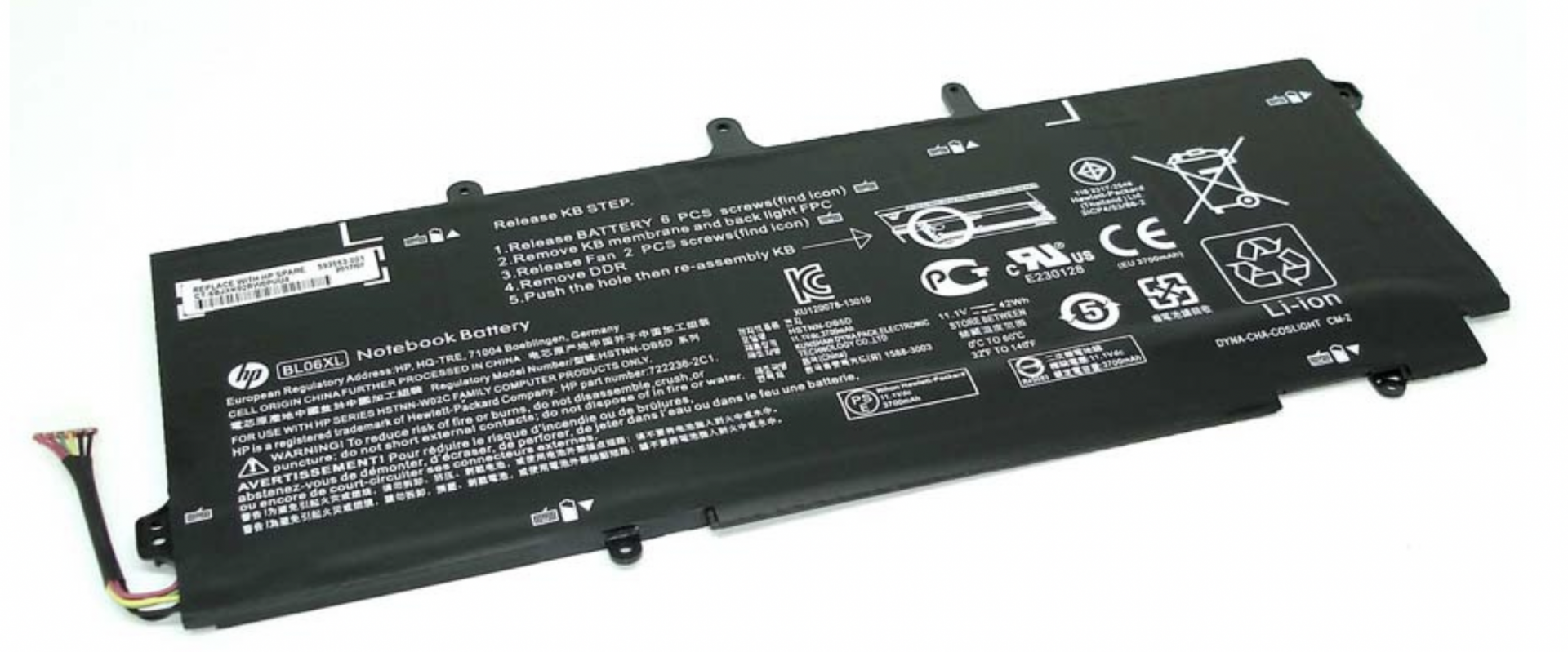 Аккумулятор HP EliteBook Folio 1040 G1 11.1V, 42Wh, Original