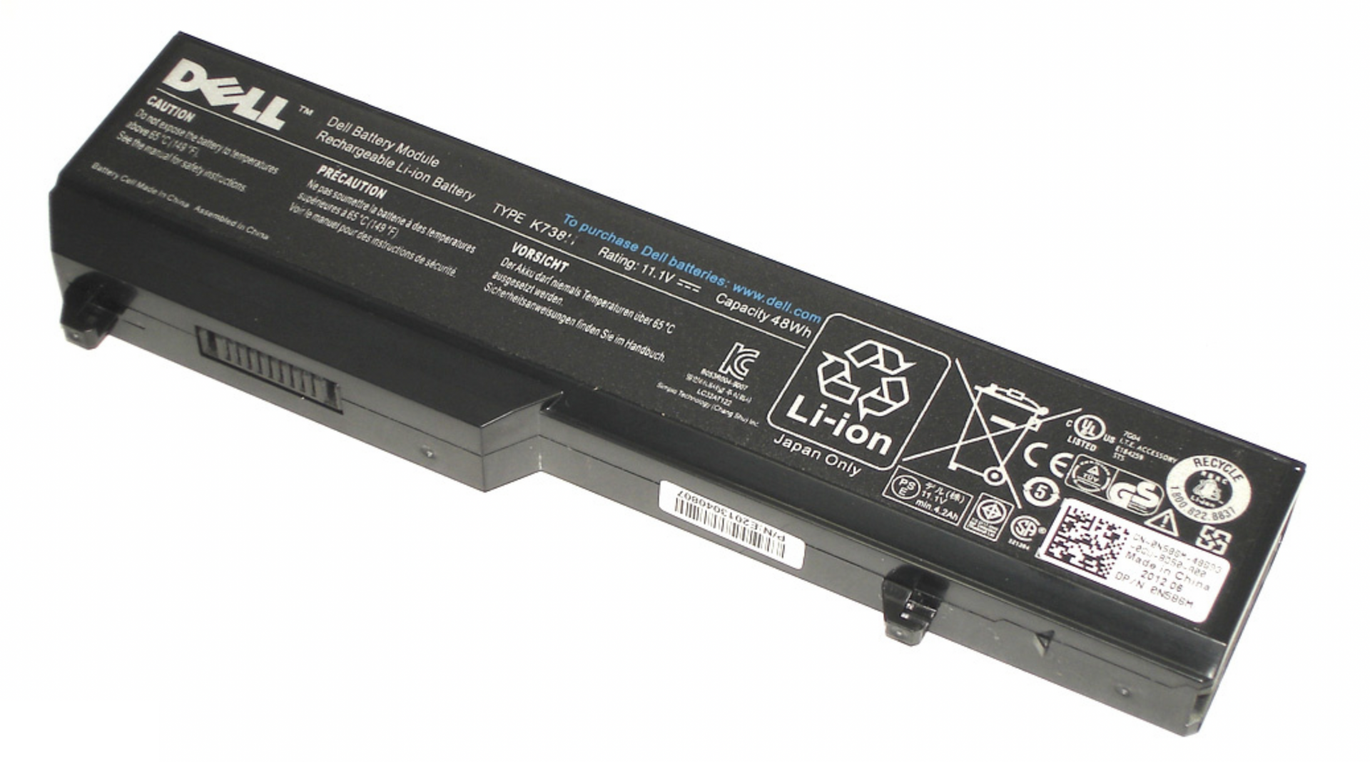 Аккумулятор DELL Vostro 1310 11.1V, 56Wh, Original