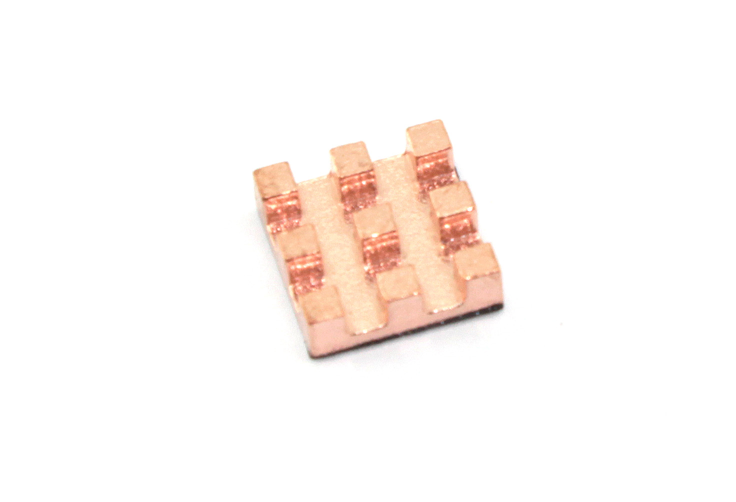 Медный радиатор 10х10х3мм с термоскотчем 3M 9448A