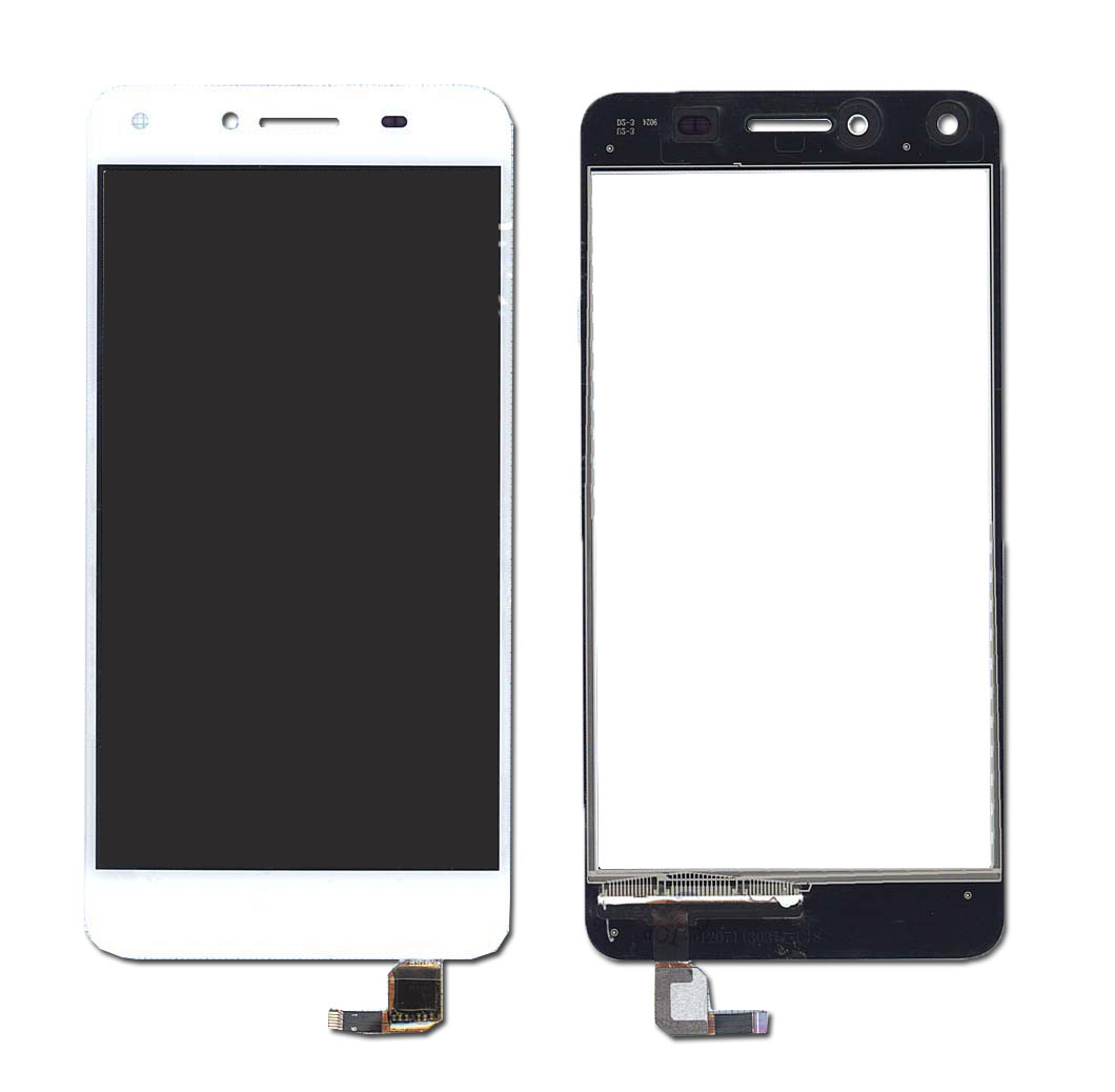 Сенсорное стекло (тачскрин) для Huawei Honor Y5 II 3G белое