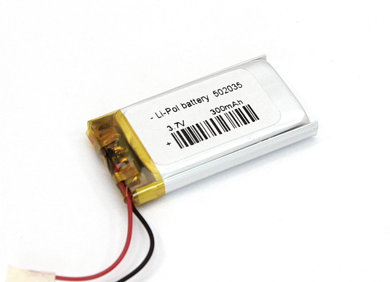 Аккумулятор Li-Pol (батарея) 5*20*35мм 2pin 3.7V/300mAh