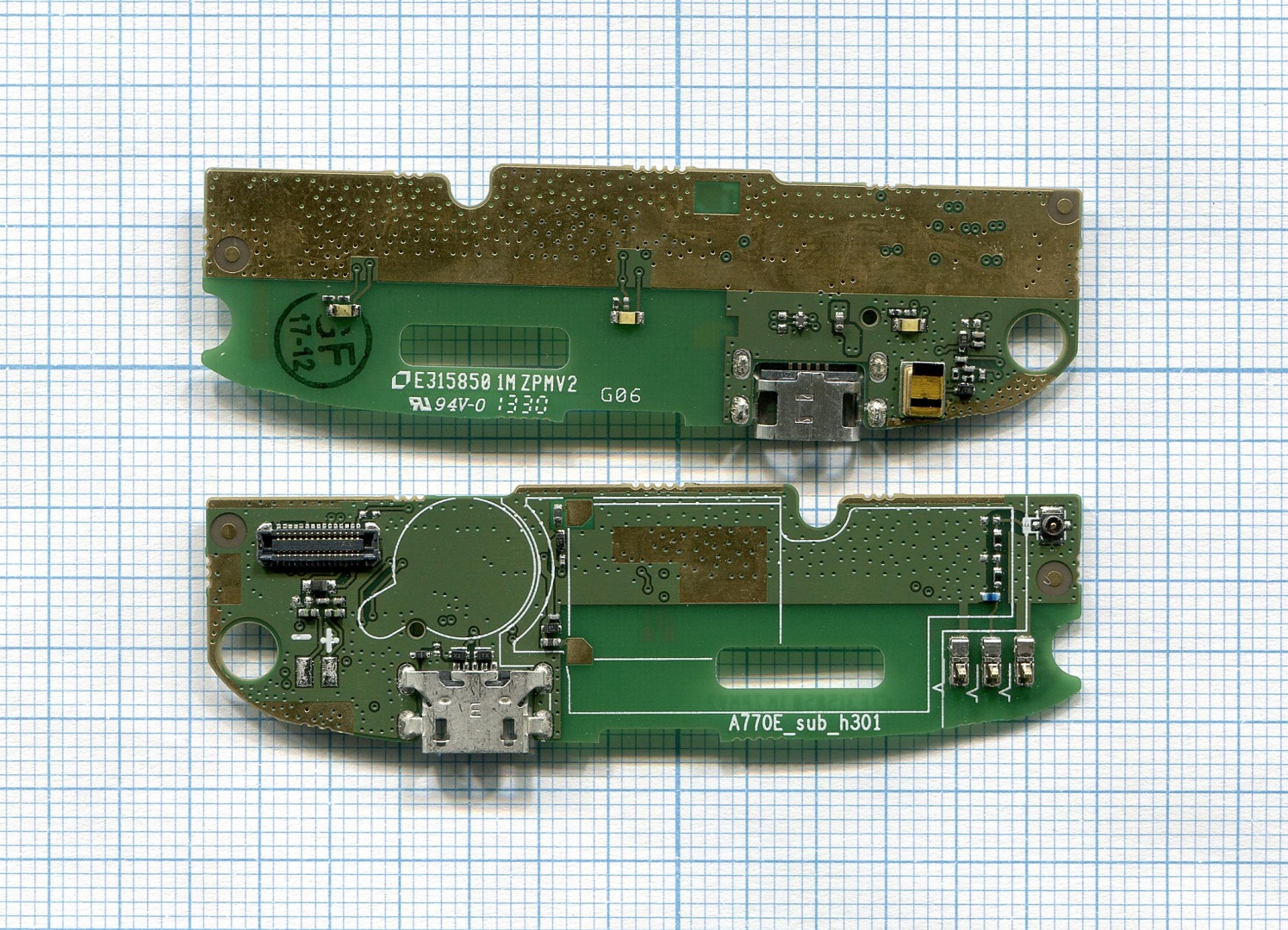 Плата разъема питания с микрофоном для Lenovo A750 A770