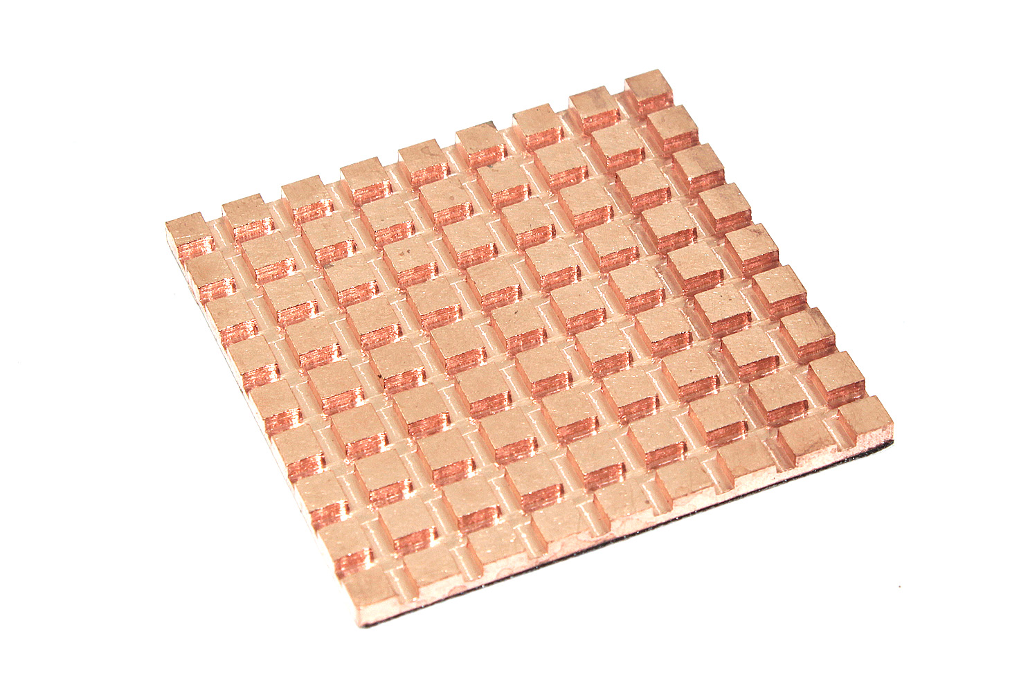 Медный радиатор 40х40х2мм с термоскотчем 3M 9448A