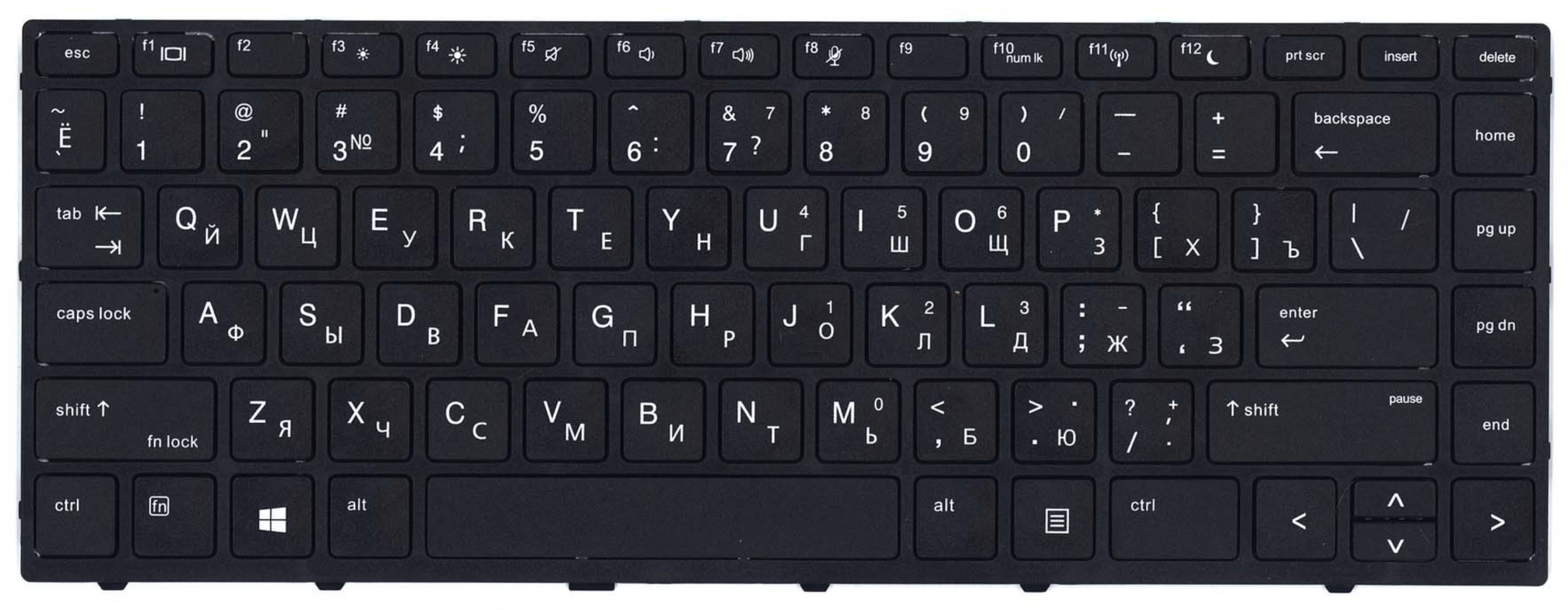 Клавиатура HP ProBook 440 G5 2RS28EA без подсветки, OEM