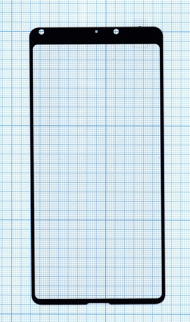 Защитное стекло "Полное покрытие" для Xiaomi Mi Mix 2S черное