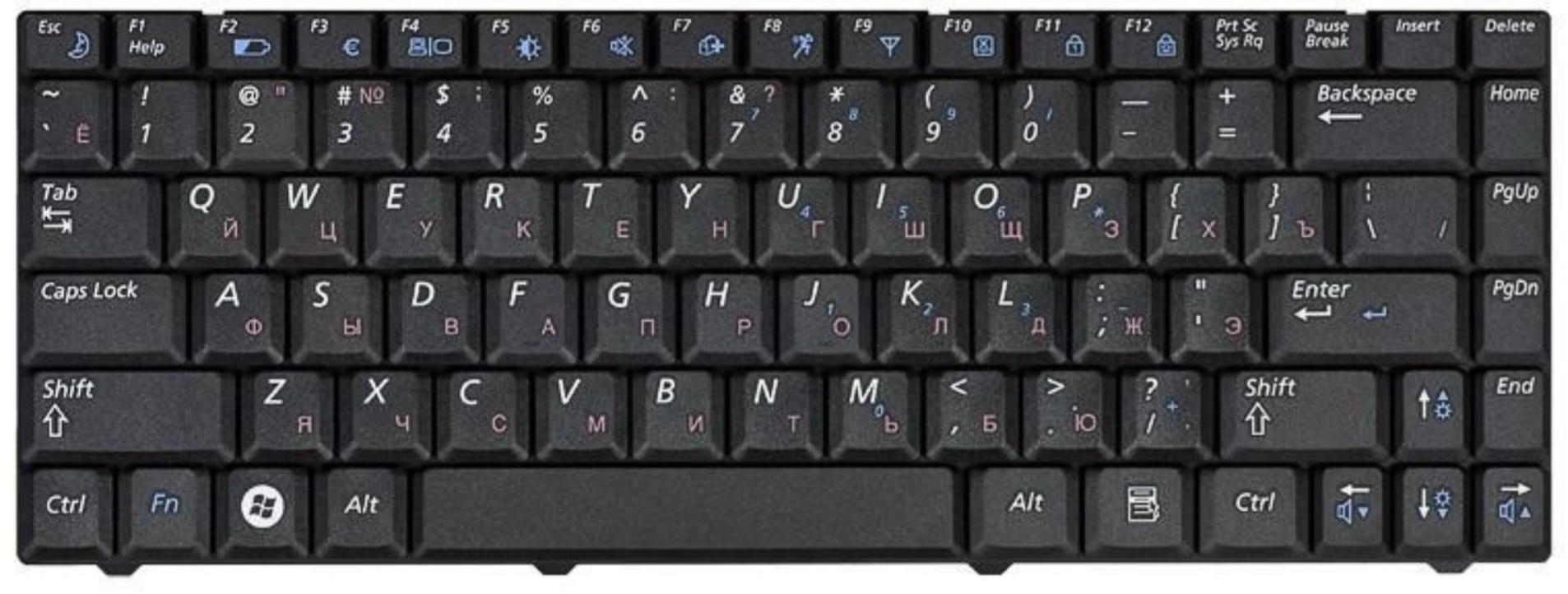 Клавиатура Samsung NP-R519-JS01UA OEM