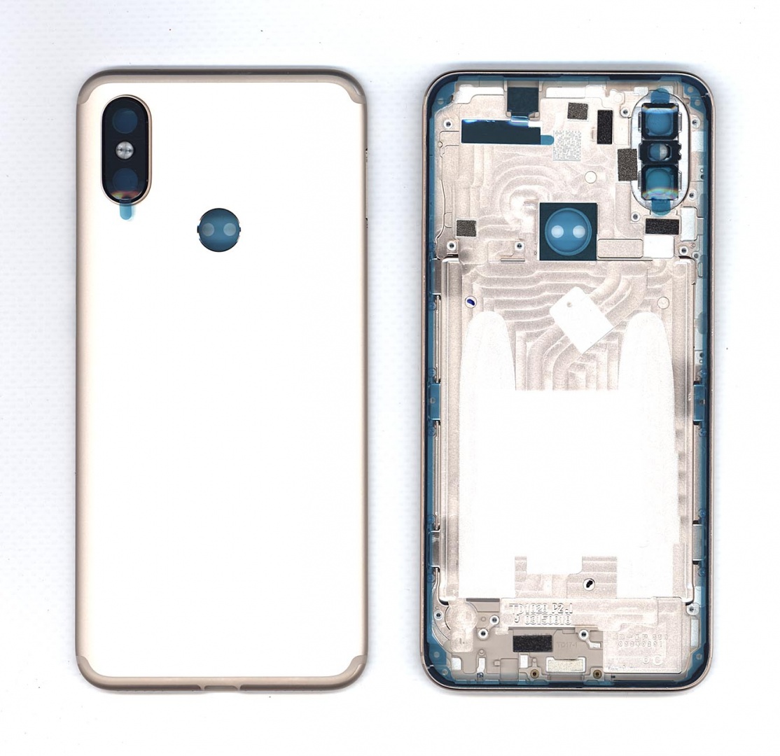 Задняя крышка для Xiaomi Mi 6X Mi A2 золотая