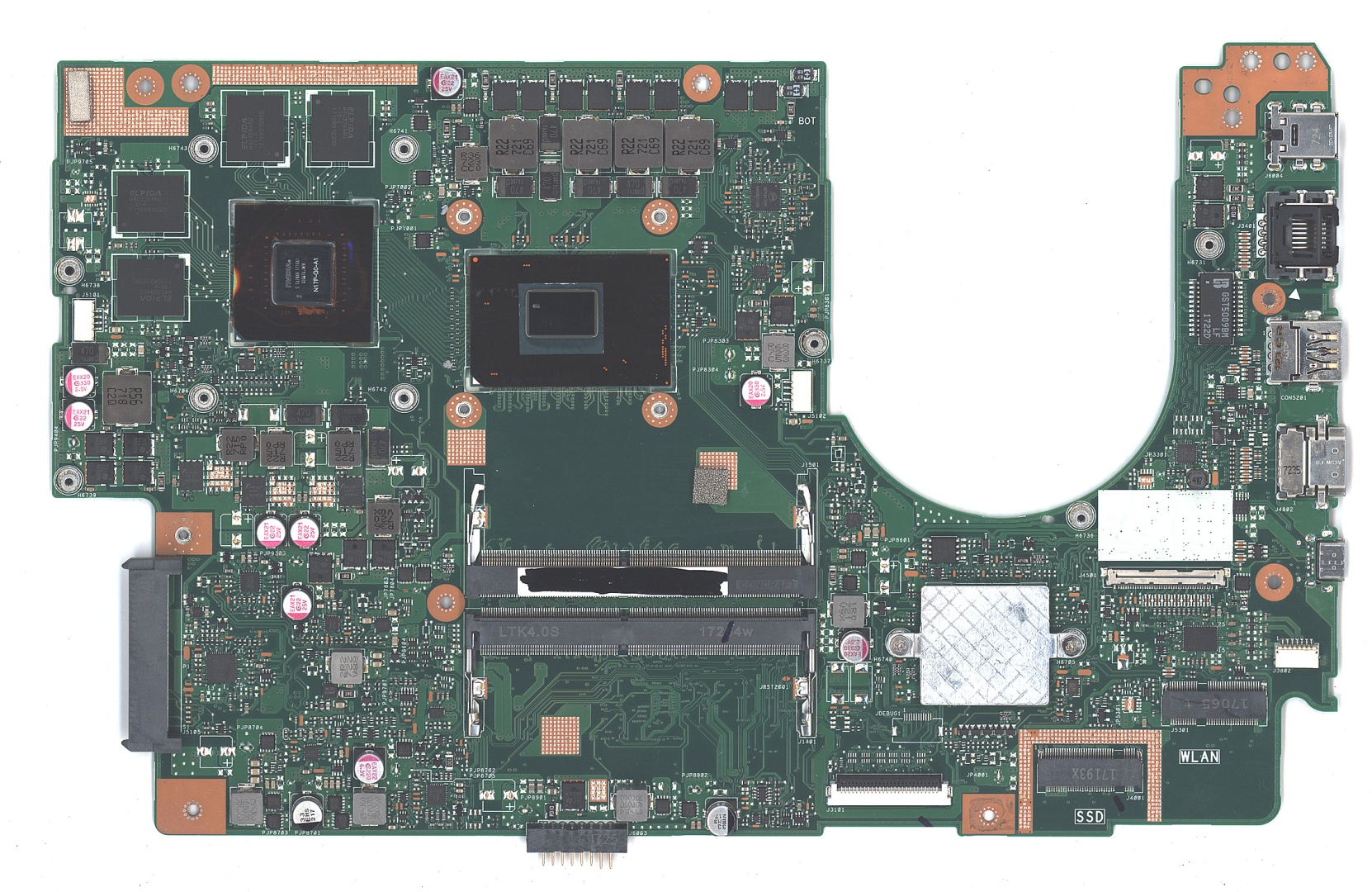 Материнская плата для Asus X580VD I5-7300HQ